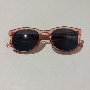 Diff Eyewear Weston Pink Frames Black Tinted Sunglasses 50-21-145 EUC